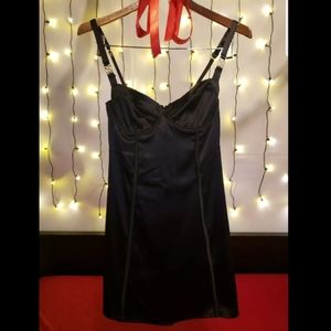 Victoria Secret Black Bustier Slip